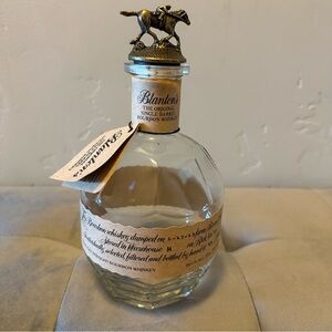 Empty Blantons Bourbon Whiskey Bottle “N”